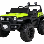 elektrické autíčko pro děti master of terrain – zelené 4x4