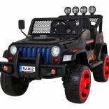 Dětské terénní auto Raptor Drifter 4x4 s plameny a MP3 LED