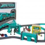 Vláčkodráha se stanicí a doplňky, 92 dílů