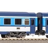 Sada dvou osobních vozů EUROFIMA 2. třídy ČD – epocha V (měřítko H0)