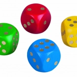 Detoa dřevěná hrací kostka