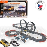 Autodráha 790 cm s dvěma auty, na baterie