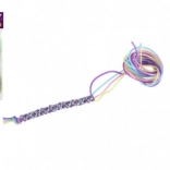 Barevné zaplétací provázky 100 cm – sada 35 ks