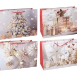 Dárková taška L 30 × 38,5 × 11 cm vánoční