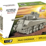 Stavebnice COBI Historical Collection M4A3 Sherman 1:72