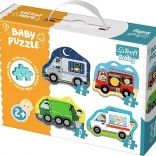 Dětské puzzle s motivy vozidel od Trefl