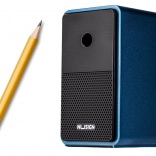 Strouhátko na kličku s nádobou a regulací břitu, modré