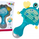 Krabí chrastítko s bubínkem a melodiemi pro děti