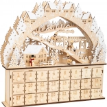 Adventní kalendář Lyžaři