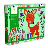 Artissimo - třpytivé pískování lesní zvířata