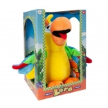 Mluvící plyšový papoušek Lóra