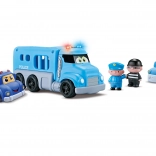 Policejní auta s efekty - sada 4 ks