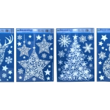 Vánoční okenní dekorace 41x29 cm