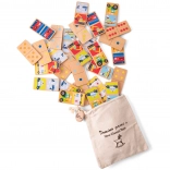 Dřevěné domino Dopravní prostředky