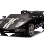 elektrické autíčko ford gt pro děti – černé, 24 v, dvojité sedadlo