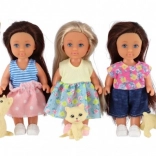 Panenka s mazlíčkem 12 cm v krabičce, 3 druhy