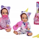 Mini panenka New Born Baby Onesie 12 cm