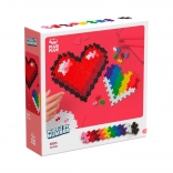 Plus-Plus puzzle podle čísel - srdce 250 ks