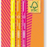 Sada grafitových tužek Maped Neon 3 ks