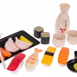 Bohatý dětský sushi set – 22dílná sada na hraní