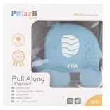 Dřevěný tahač slon