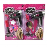 Dětská kosmetická sada s fénem – hra na kadeřnici a líčení
