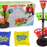 Zručnostní hra házení do košů s počítáním bodů