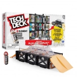 Tech Deck vitrína s rampou na fingerboardy