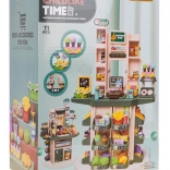 Dětský supermarket s funkcí světel a zvuku + příslušenství