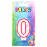 Dortová svíčka číslo 0