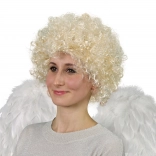 Krátká andělská paruka s kudrlinami