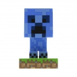 LED lampička MINECRAFT – creeper modrá (10 cm)