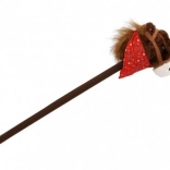 dětský plyšový kůň na tyči