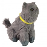 Interaktivní plyšový koťátko – mňouká, hýbe hlavou a ocáskem