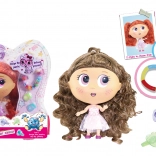 Panenka s doplňky a náramkem 18 cm