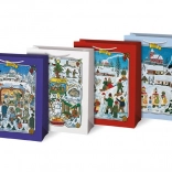 Vánoční dárková taška L s motivy JOSEF LADA