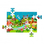 Podlahové puzzle Pohádkový příběh BIGJIGS TOYS, 48 dílků