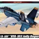 Plastikový model letounu F/A‑18F USN VF‑103 JOLLY ROGERS 1:72