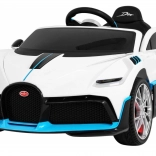 Dětské elektrické auto BUGATTI Divo 12V s dálkovým ovládáním, EVA koly a LED
