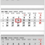 Nástěnný kalendář 4měsíční standard skládací 2026