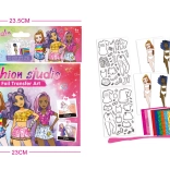 Návrhářské portfolio s modelkami a šablonami