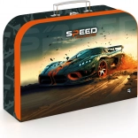 Dětský lamino kufřík Auto 34 cm