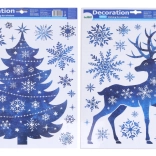 Vánoční okenní dekorace 41 × 29 cm