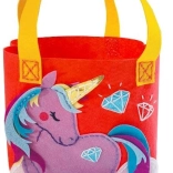 Kreativní sada – fialová kabelka jednorožec Filcové robótky