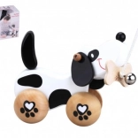 Tahací dřevěný pejsek