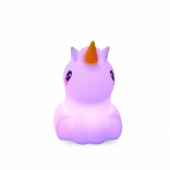 Silikonová noční lampička Měnící barvy Jednorožec