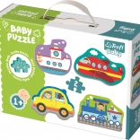 Baby puzzle doprava 4x2 dílky