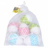 Dekorační plastová vajíčka barevná 4x6 cm