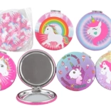 Kapesní zrcátko jednorožec 7 × 7 cm