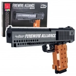 Stavebnice pistole s funkcí střelby 555 dílků FIREWIRE ALLIANCE DESERT EAGLE